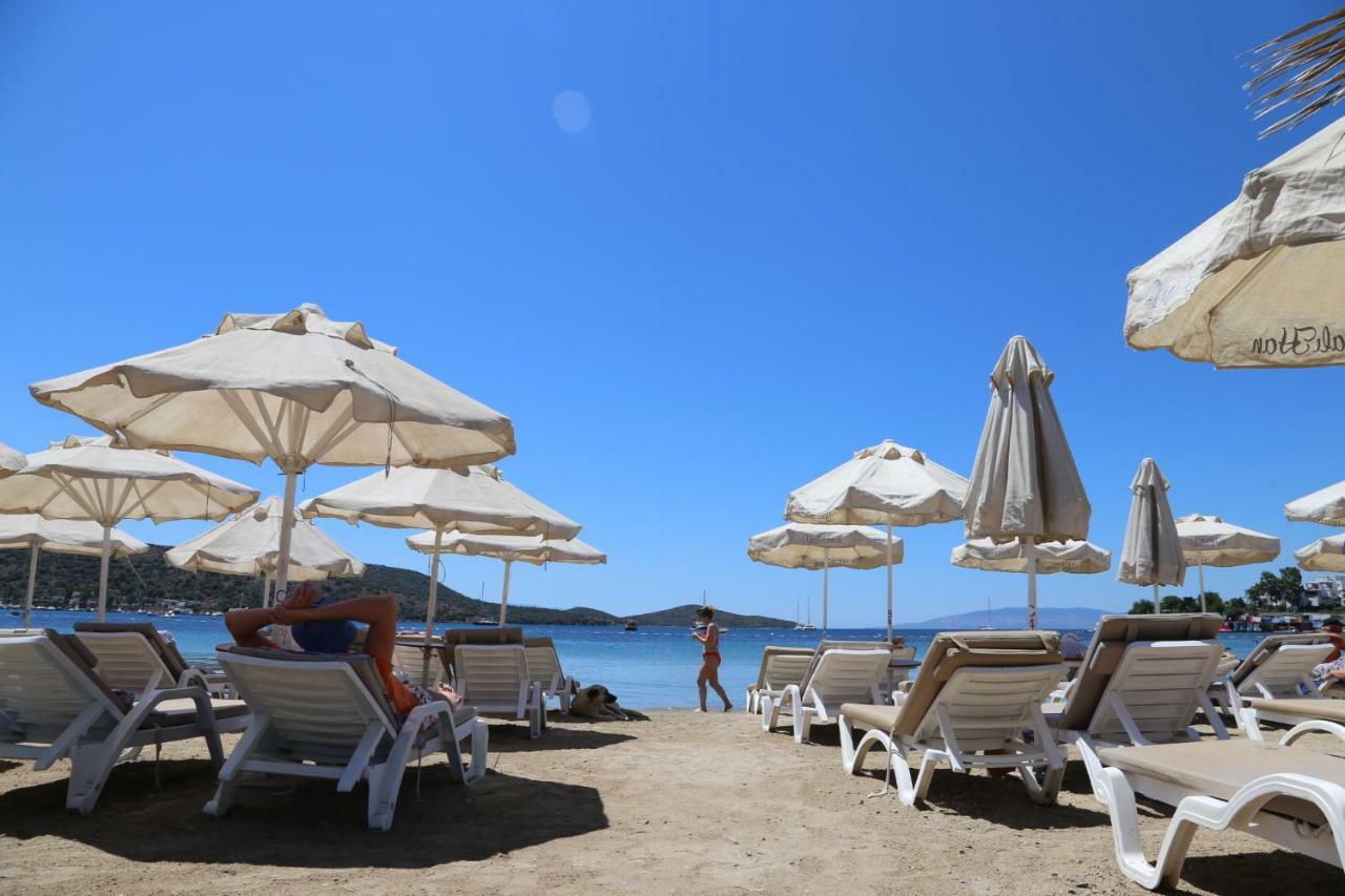 Uzhan Beach Hotel Bitez Bagian luar foto